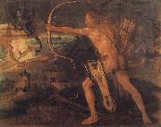 Albrecht Durer Hercules Kills the Stymphalic Birds Germany oil painting artist
